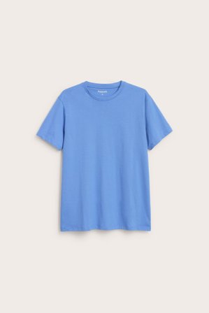 Kappahl | T-skjorte med rund hals | Lyseblå