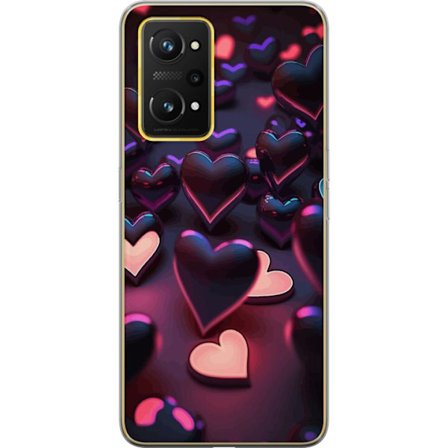 Yhteensopiva Puhelinkuori Realme Realme GT Neo 3T KeskiyönSydämet