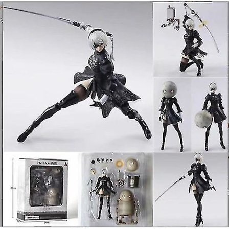 Anime Nier:Automata 2B Yorha No 2 Type B Naisfiguuri Phicen Action PVC [HK]
