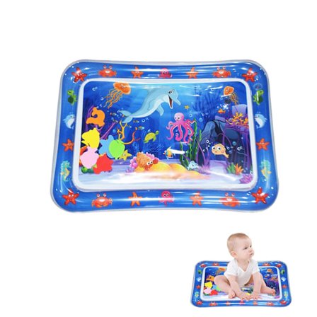 Vandmåtte Baby Vand Legemåtte Legetøj, Oppustelige Legemåtter, Kan Fyldes med Vand, Baby Legetøj 3 6 9 Måneder