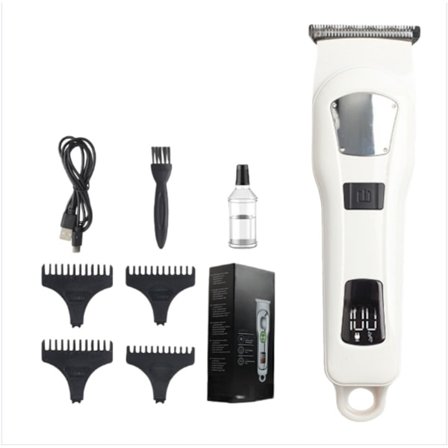 Professionel herre-hårklipper - Trådløs digital display-hårtrimmer