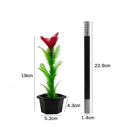 Tomme potter produserer blomster Magisk triks LITEN