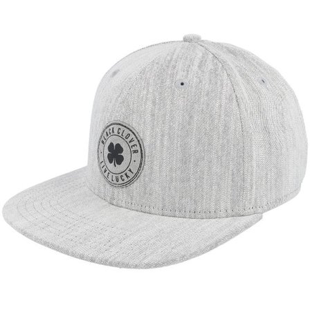 Black Clover - Grå snapback Keps - Marine Luck 6 Heather Grey Snapback @ Hatstore