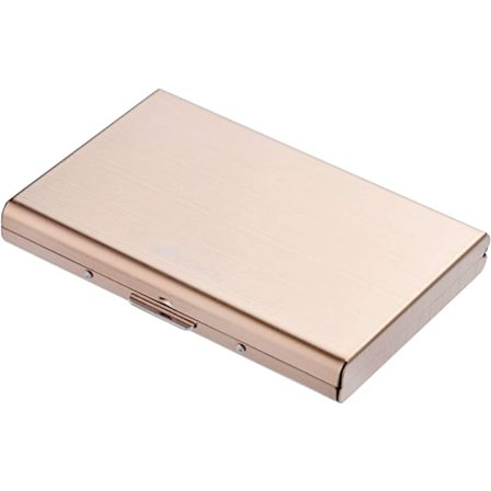 RFID Slim Metal Kredittkortholder Lommebok for Damer og Herrer,Cre