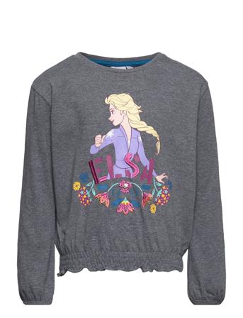 Long-Sleeved T-Shirt Langærmet T-shirt Grå Frost
