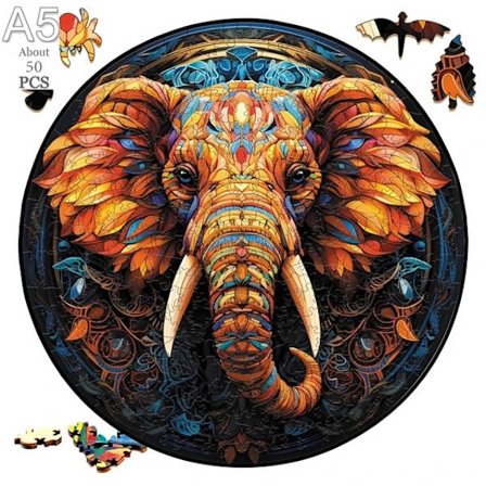 Upeat kukat puiset eläinpalapeli aikuisille lapsille Ihanat lohikäärmeen korkealaatuiset palapelit Brain Twister -lelut