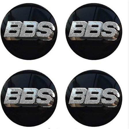 Bbs Hjulcenterkapsler Emblemer 4 Stk Sæt 65mm Bbs Bilkapsel Logo Mærke Mærkat Auto Hjulcenterkapsel Nav