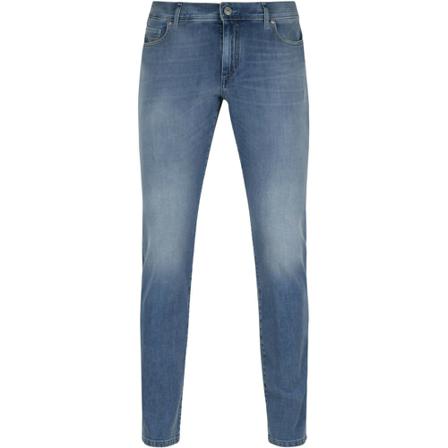 Alberto Bi-Stretch Denim Jeans blå, Herr, Herr, Storlek: W36 L34