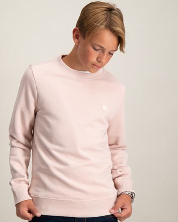 Calvin Klein MONO MINI BADGE REG CN Rosa Pullover Jungen - Kidsbrandstore
