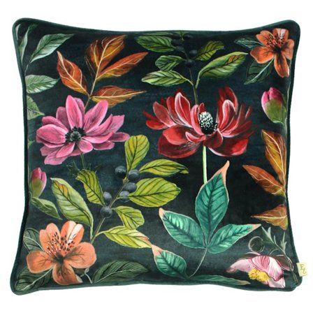 Evans Lichfield Midnight Garden Blommig Kuddfodral 43cm x 43cm