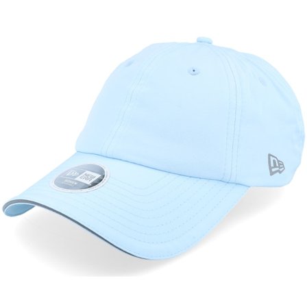 New Era - Blau Unconstructed Cap - Womens Open Ponytail Back Soft Blue Dad Cap @ Hatstore
