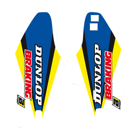 Kit Adesivi Parasteli Blackbird Dream 4 Giallo-Blu-Nero - Suzuki RM 250 1999-2003