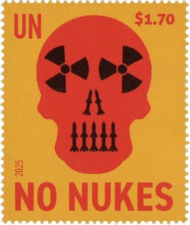 FN New York - Nej til atomkraft - Postfrisk frimærke