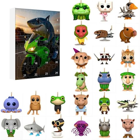 2025 Adventskalender Tung Tung Tung Sahur Adventskalender, 24 dagers nedtellingskalender, 2025 Adventskalender Kolleksjon Dekorativ Gave