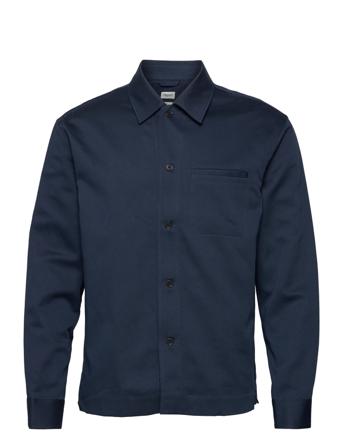 M. Matt Linen Overshirt Overshirts Navy Filippa K