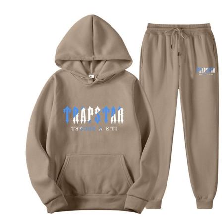 Joggingdragt Herre træningsdragt Sæt Hættetrøje Top Sportstøj Langærmede sweatshirts Hættetrøje Bukser Sportstøj Casual Sports Jogging Suit Todelt M 