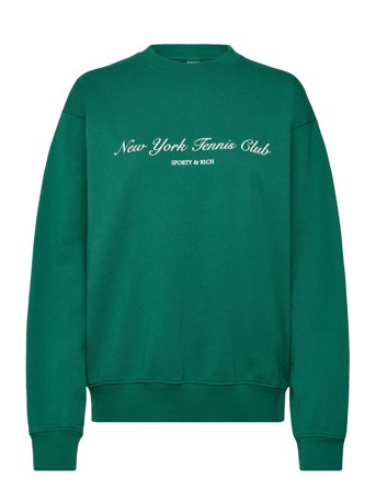 Sporty & Rich Ny Tennis Club Crewneck - Green - XL