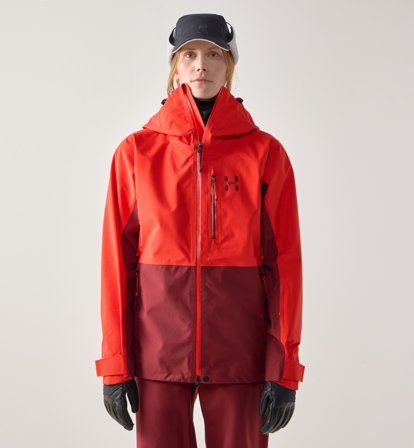 Haglöfs Alper Proof Jacket Women Tech Red/Carmine Red - M