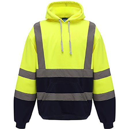 Yoko Hi Vis Reflex Hoodie M Hi Visibility Gul/Admir