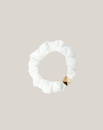 Dark Department Velvet Mini Scrunchie Wit Accessoarer Meisjes - Kids Brand Store