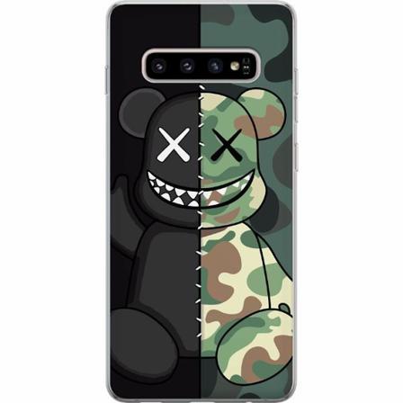 Samsung Galaxy S10+ Genomskinligt Skal Army