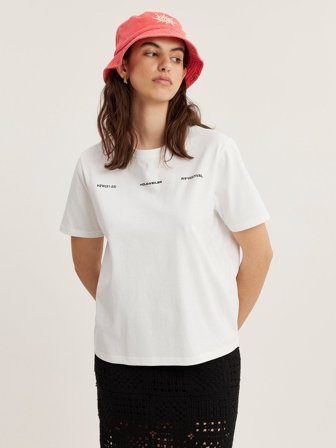 Holzweiler W. Kjerag National Tee - White - Women's - XXS