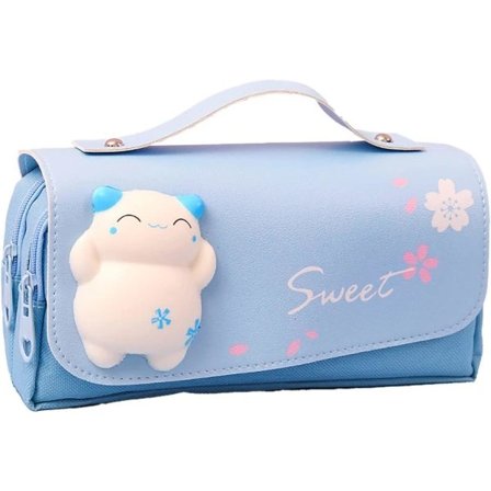 (pow yeah!)Søt Kawaii Squishy Katteveske Skoleartikler Penal