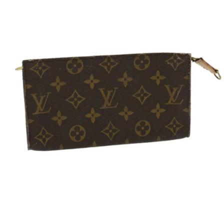 Louis Vuitton Vintage, Pre-owned Canvas pouches Bruin, Dames, Maat:ONE Size,leather