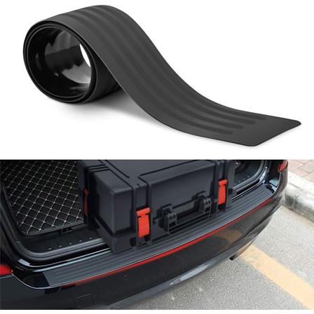 Baklucksskydd, Universal Anti-Repskydd Baklucka Dörrskydd Trim Tillbehör för SUV/Bilar, Svart (90*8cm)