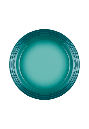 Le Creuset Signature stengods middagstallrik 27cm Bleu Riviera Dukning & servering Blå ONESIZE