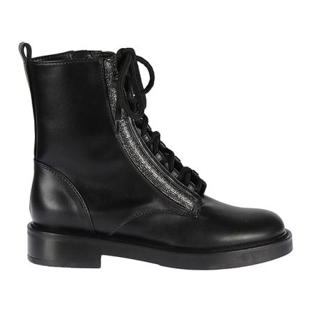 Ninalilou, Lace-up Boots Czarny, Kobieta, Rozmiar: 38 EU