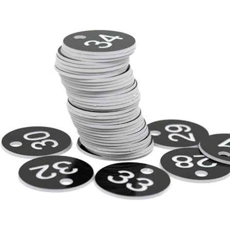 100 st 1-100 Numrerade Skyltar Etiketter Bikupemärken Biodlingstillbehör Trädgårdsredskapsset Nummer