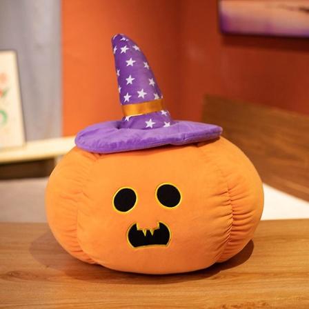 Hauska ja pehmeä monipuolinen Halloween-kurpitsatyyny Pehmeät lelut Makuuhuoneen koristeet Halloween-lahjat Lapset Tyttöystävät Joulu