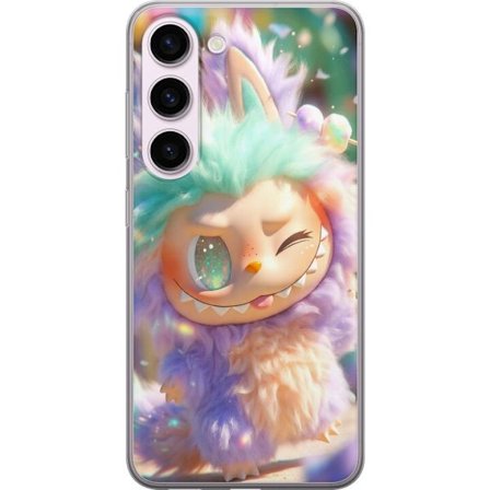 Kompatibel Mobilcover til Samsung Samsung Galaxy S23 Sød fantasy-karakter med fluffy pels, pastelfarver og kawaii-stil, legende illustration til bør