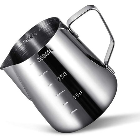 Vokssmeltedigel Lysestager i rustfrit stål til fremstilling af lys Beholdere Smeltet voks DIY lysfremstilling og sæbefremstilling (350 ml)