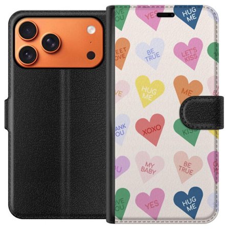 Yhteensopiva Lompakkokotelo Apple Apple iPhone 17 Pro Max Karkkisydämet