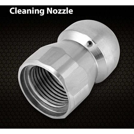 Rengöringsmunstycke Högtryck Vatten och Avloppsstrålar Rostfritt Stål