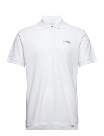 Colt Pique Polo Polos Short-sleeved Valkoinen Les Deux