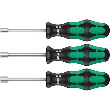 Wera 395 HO/3 Pipeskrutrekkersett 3 deler, Håndverktøy