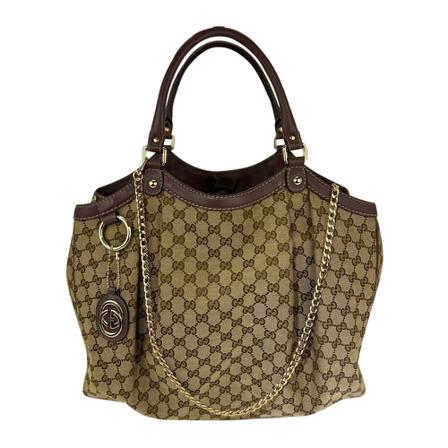 Gucci Vintage Shoulder Tass , Bruin , Dames , Maat: ONE Size Vintage Tassen