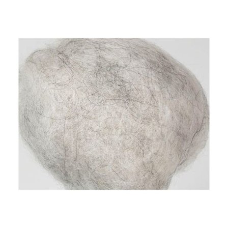 Kardad, ofärgad ull 1kg ljusgrå - Lyreco - Skola och förskola - Hobbymaterial - Tovning