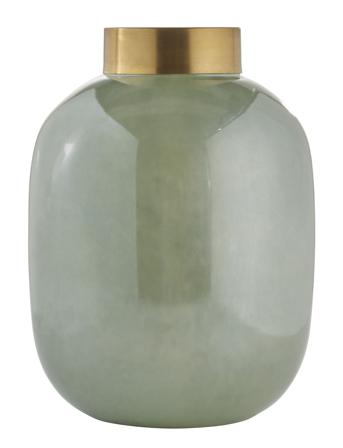 Alma Vase Lysgrøn H33 Cm. Green Lene Bjerre