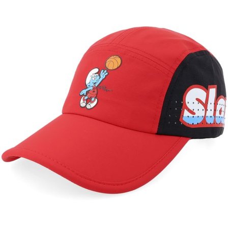 Capslab - Röd 5panel Keps - Smurfs Slam Dunk Red/Black 5-panel @ Hatstore