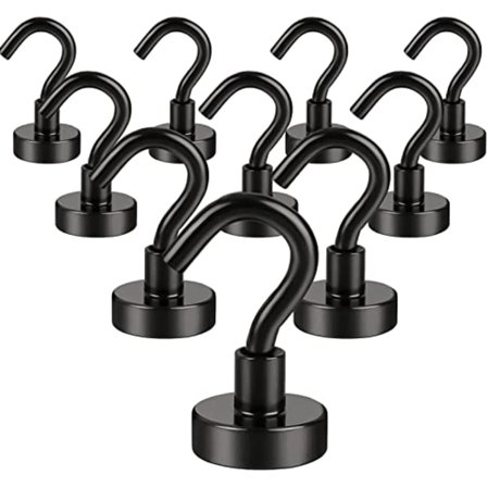 Superstark magnetisk krokpaket med kylskåpskrok, kraftig Cru