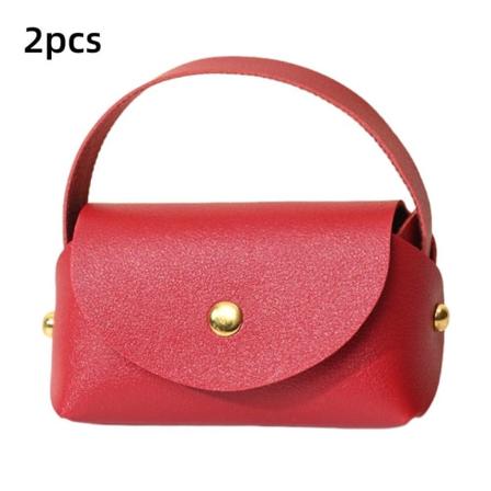 2 kpl häälahjarasia, mini lahjapussi PUNAINEN red