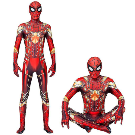 Spiderman Cosplay Bodysuit Cosplay Costume høy kvalitet aldult-S