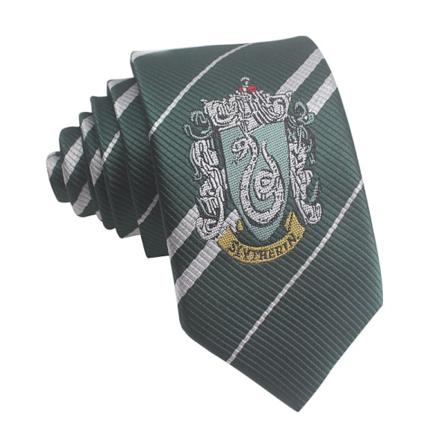 Hogwarts Polyester Sløyfe 2-pakning (Uten Knute + Håndbundet) College Badge green