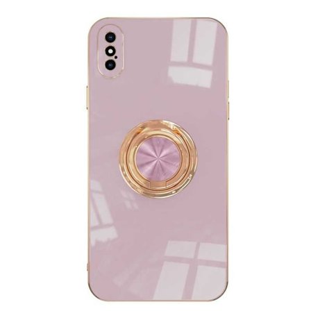 iPhone X / XS tyylikäs ja iskunkestävä kotelo Flawless sormustelineellä