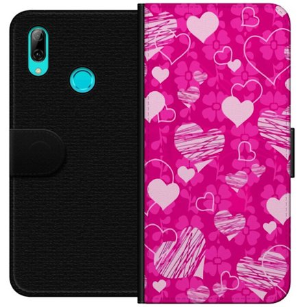 Kompatibelt Lommeboketui til Huawei Huawei P smart 2019 PopHjerteMønster