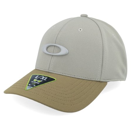 Oakley - Beige adjustable Casquette - Tincan Cap Boulder/Army/Cement Flexfit @ Hatstore